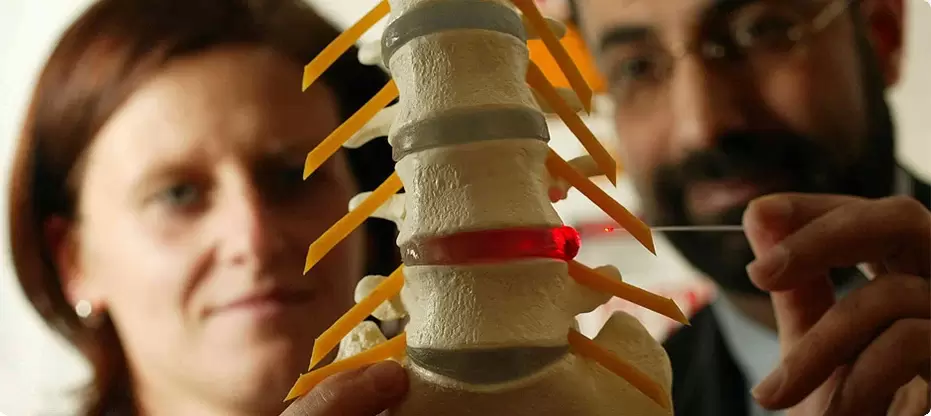 intervertebralna kila s osteohondrozom